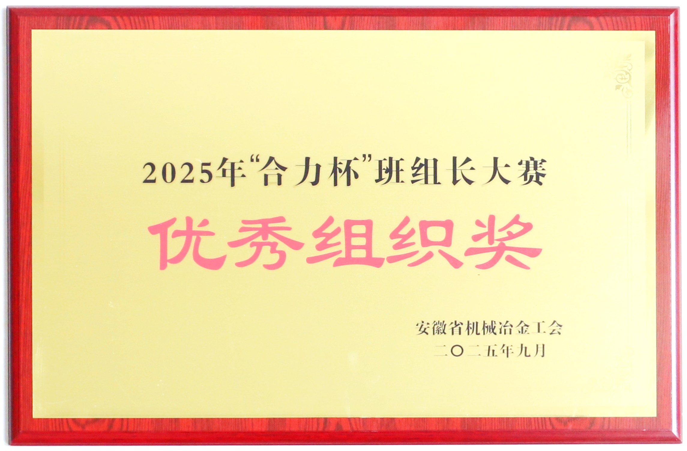 “云顶集团杯”班组长大赛优秀组织奖.JPG